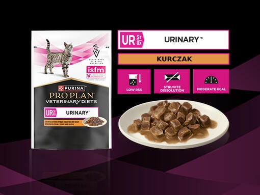 PURINA® PRO PLAN® VETERINARY DIETS FELINE UR St/Ox Urinary™ - Saszetki z Kurczakiem